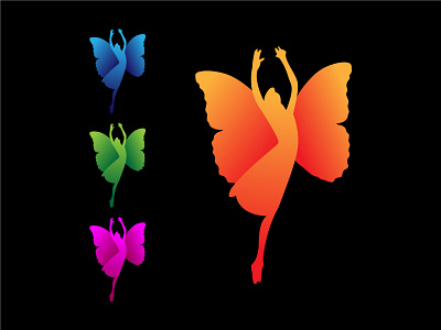 Butterfly girl Royalty Vector Image