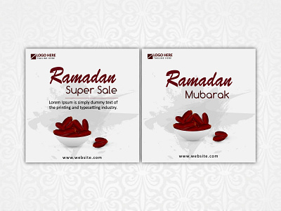 Ramadan Kareem Greeting Social Media Design