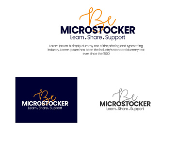 Be Microstocker Logo Design