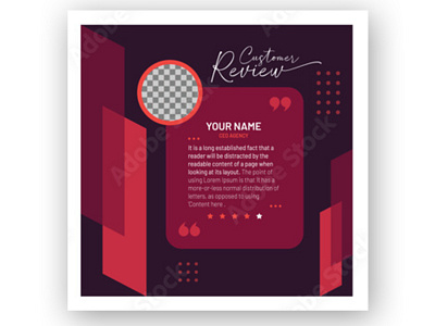Review Post Template Design infographic