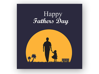father and daughter vector illustration template