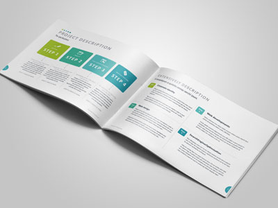 All In One Brochure all in one annual report booklet business brochure financial green image brochure indesign multipurpose portfolio portfolio book proposal