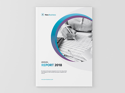 Annual Report 2018 Vol.2 annual annual report business report history indesign infographic informal market trends report template us letter