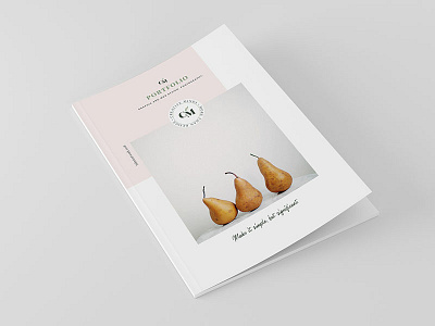 CM Portfolio book brochure curriculum vitae cv design portfolio indesign lookbook portfolio template