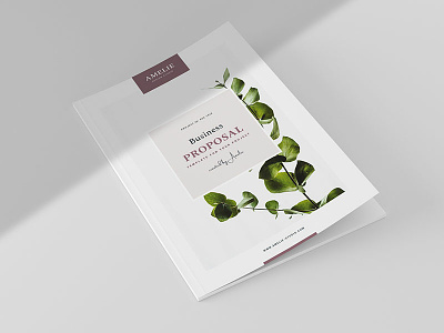 Business Proposal 2018 booklet brief business brochure company profile indesign minimalistic portfolio project proposal proposal template