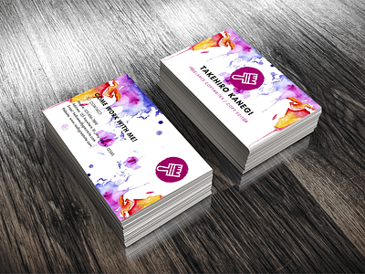 1 dribbble business card