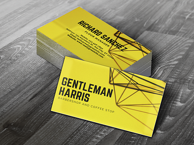 3 dribbble business card