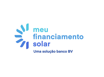 branding Meu Financiamento Solar branding design graphic design illustration logo minimal typography vector