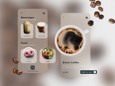 Coffee Takeaway UI