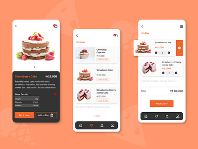 Cake delivery app app app design application application design colorful design designer designs developer device mockup front end development ui ui ux ui design ui designs uidesign uiux ux uxdesign webdesign