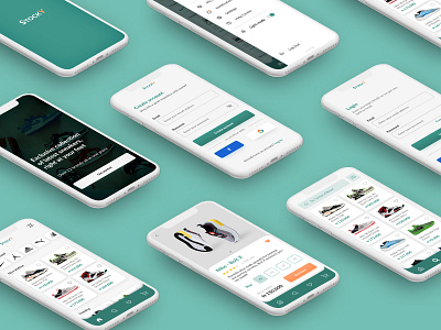 StockY app UI design