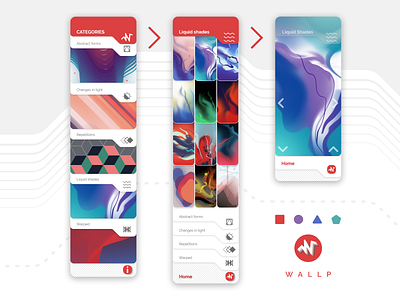 "WallP - Wallpapers" Prototype