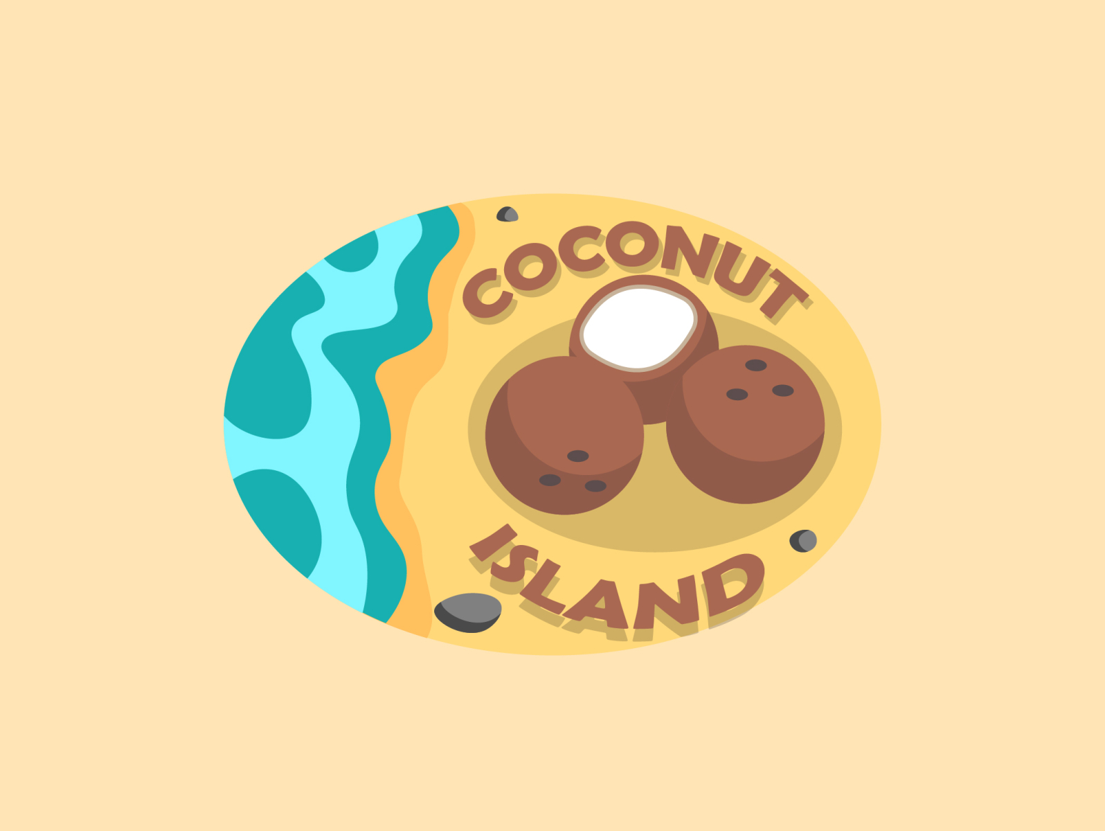 Coconut Island By Rizky Wk On Dribbble