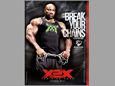 X2X Advertising advertising bodybuilding fitness flex magazin graphic design