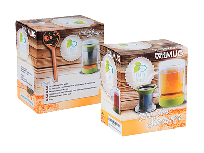 Box Design - Tea Steaper design graphic package