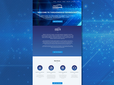 Financial Services Website buffalo7 design finance financial financial services threadneedle typography web web design
