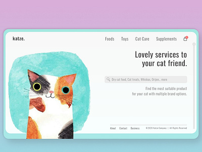 katzecom branding design ui ux uı webdesign website