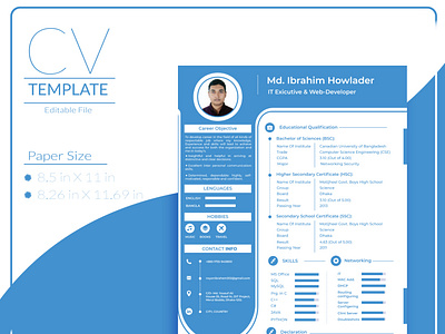 CV Template Design