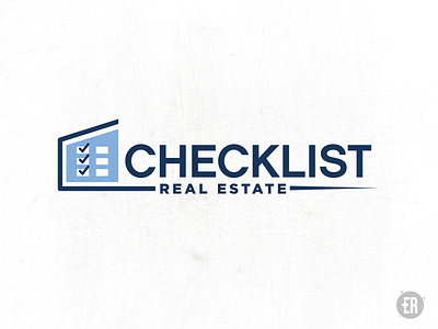 Checklist Real Estate evolvered house logo logo design real estate real estate agent
