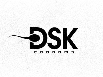 DSK Condoms logolounge type logo logo design type evolvered logo condom condoms