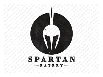 Spartan Eatery branding logo logo design logodesign negative space negative space logo negativespace smart logo smartlogo sparta spartan