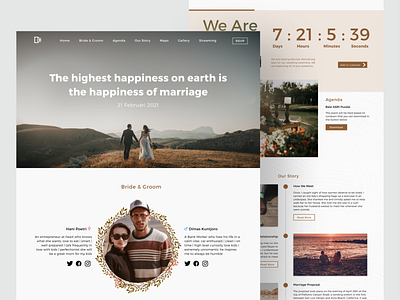 Wedding Landing Page