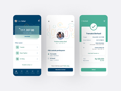 Mobile Banking - Mobile App account app balance bank card banking app clean design finance app fintech minimal mobile mobile design money app money transfer payments transactions transfer ui ux wallet