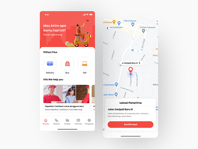 Delivery App 2021 address app clean delivery app delivery service design homepage location maps minimal minimalist mobile mobile app order services shipping tracking ui ux