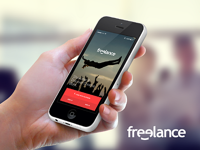 Freelance app app freelance freelancer ios login plexable ui ux