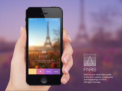 Paris app app france icon intarface ios logo paris plexable travel uiux