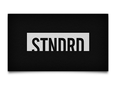 STNDRD Business Cards Back