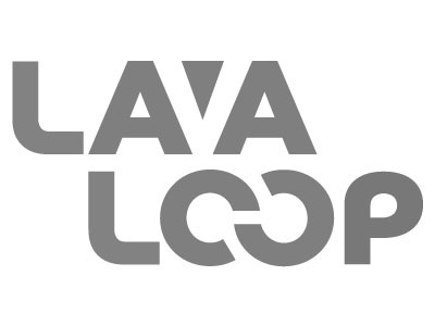 Lavaloop lava loop videogames!!! wordmark design