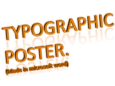 Typographic Poster