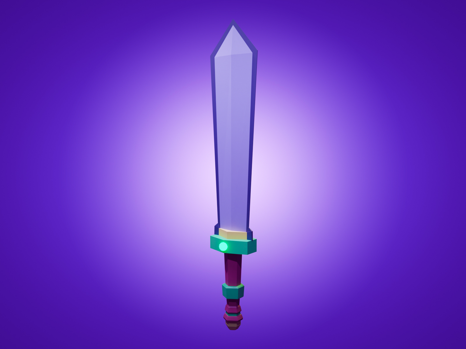 Low Poly Sword by Garu Games on Dribbble