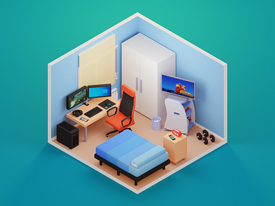 My Own Room 💙 by Garu Games on Dribbble