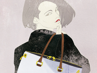 140129 01 bag fashion illustration woman