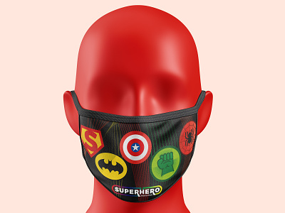 Mask - Kids batman captain america facemask hero hulk mask rogersport spiderman superhero superman textile