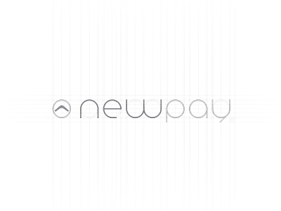 newpay2 app grayscale grid guides logo mobile simple symbol