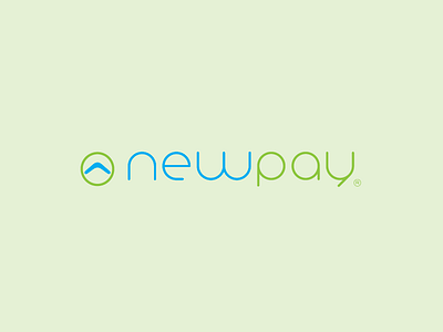 newpay app custom font logo mobile simple symbol