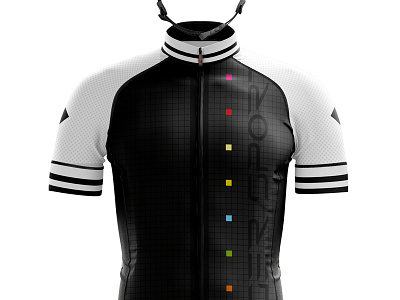 TRONGRID black ciclismo cycling jersey maillot white