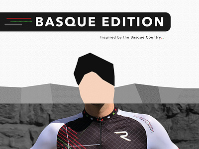 BASQUE EDITION Design Artwork creative cycling geometric illustrator jersey maillot vector
