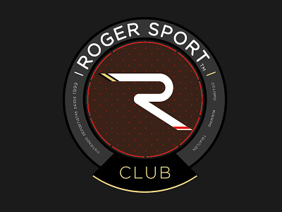 ROGER SPORT CLUB club cycling emblem illustrator running triathlon