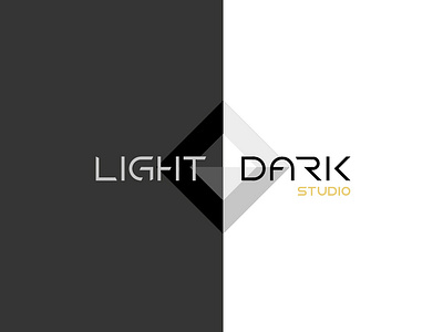 Light&DarkStudio geometric high end illustrator logo simple