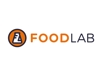 FOODLAB design food lab laboratory simbol simple