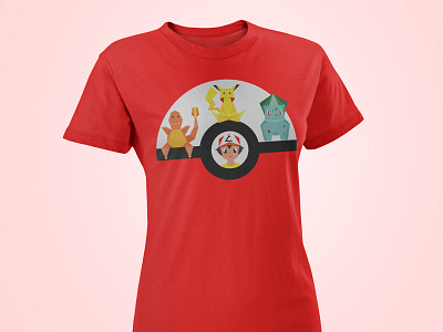 Pokemon T-Shirt for UTGP19 geometric illustrator pokeball pokemon simple t shirt uniqlo vector