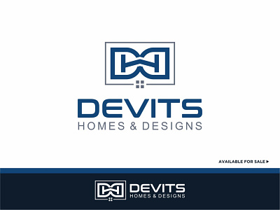 DHD Letter Logo For Home Design Company