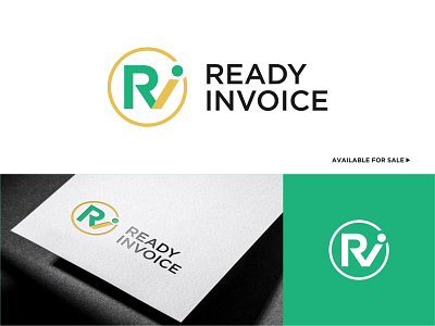 Letter RI Logo Design Vector
