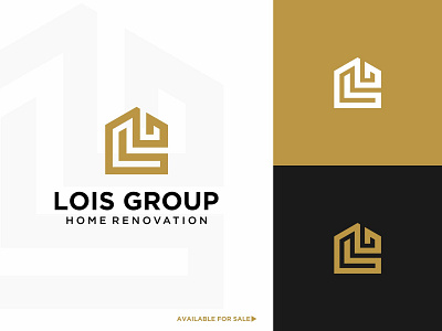 LG Letter With Home Logo Design Vector brokerage gold graphic design home house initial letter lg logo real estate realty vector