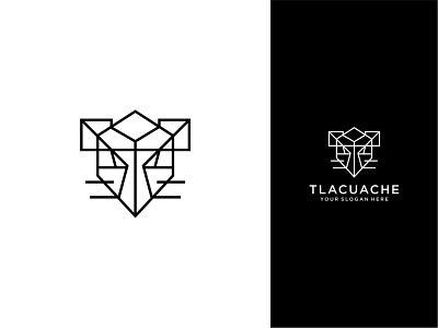 Talacuache Logo Design Icon animal design graphic design head line logo mascot mouse talacuache vector wild