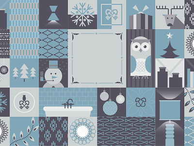 Festiveness christmas design festive illustration pattern